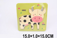 Puzzle din lemn Văcuță